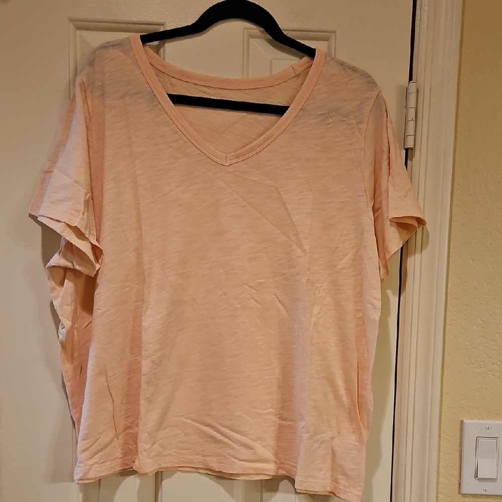 Old Navy Relaxed Orange Short Sleeve Tee